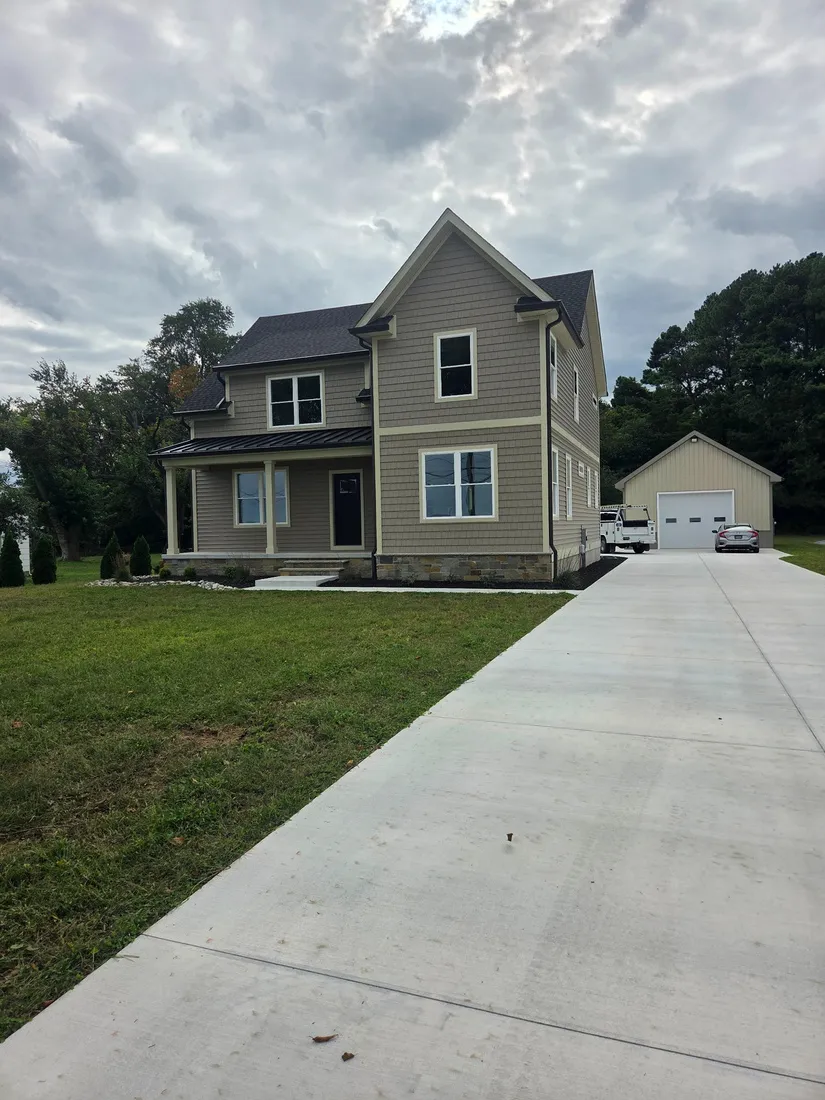 Magnolia Delaware new home construction by Wright Contracting, completed front exterior
